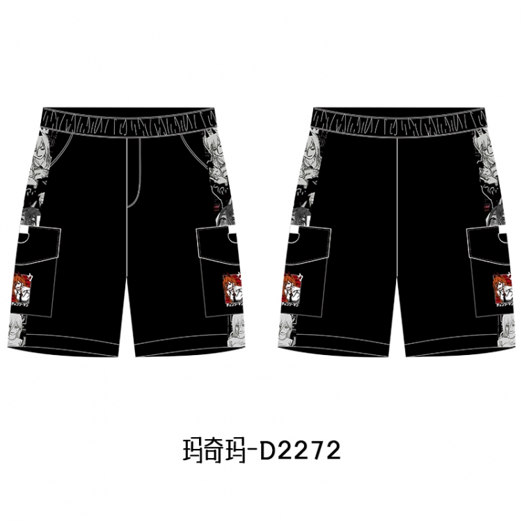 Chainsaw man Anime Print Casual Shorts Cargo Pants from S to 4XL D2272