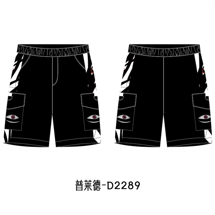 Fullmetal Alchemist Anime Print Casual Shorts Cargo Pants from S to 4XL D2289