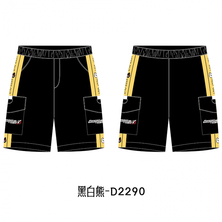Dangan-Ronpa Anime Print Casual Shorts Cargo Pants from S to 4XL D2290