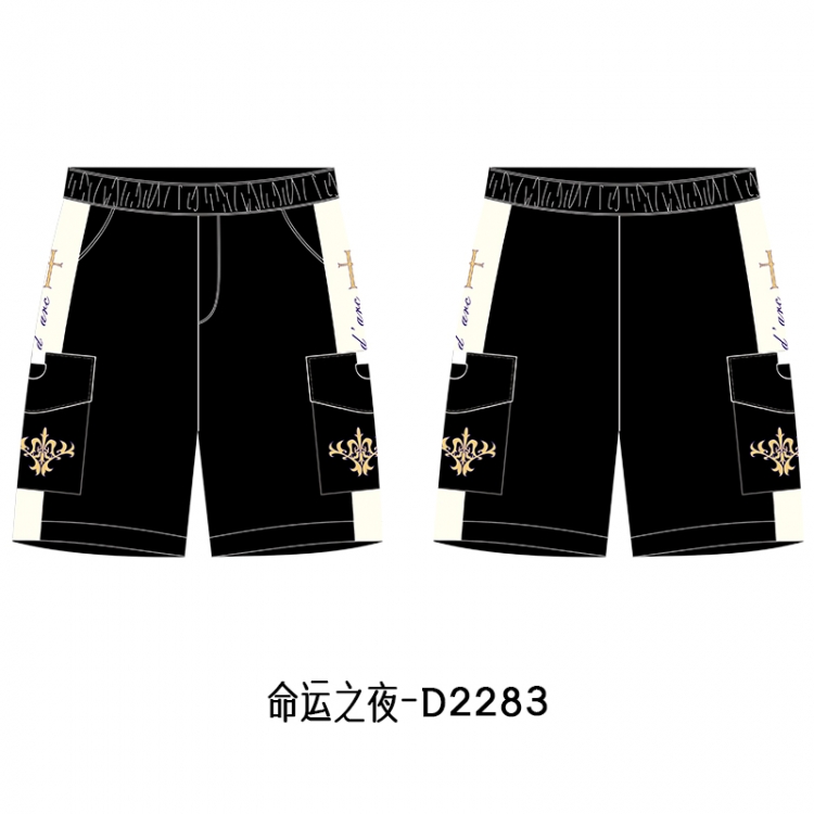 Fate stay night Anime Print Casual Shorts Cargo Pants from S to 4XL D2283