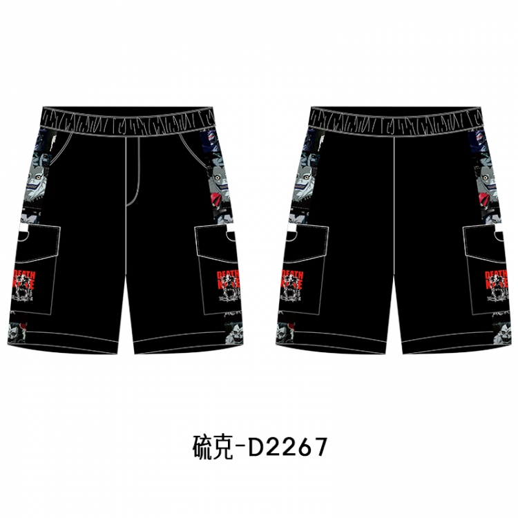 Death note Anime Print Casual Shorts Cargo Pants from S to 4XL D2267