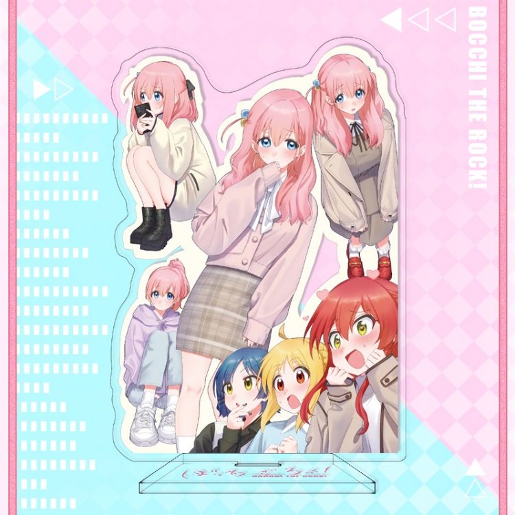 Bocchi the rock Anime characters acrylic Standing Plates Keychain 16cm