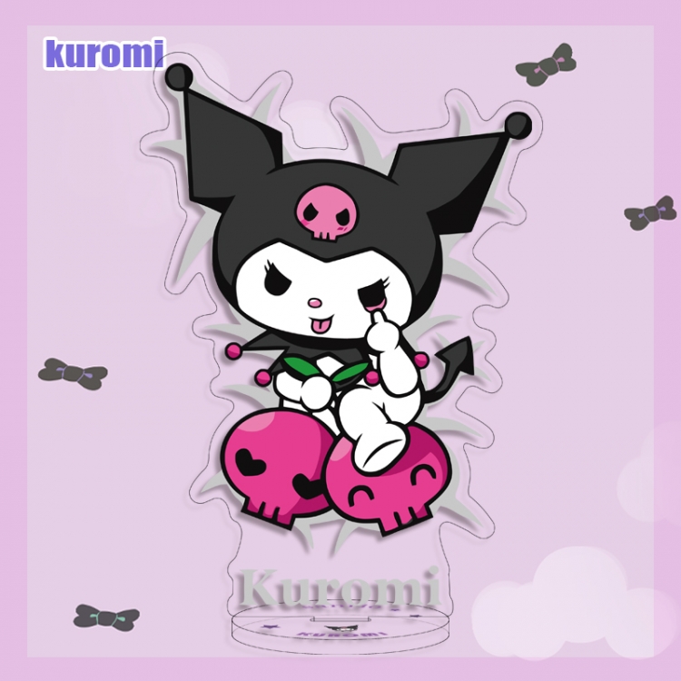 Kuromi cartoon characters acrylic Standing Plates Keychain 16cm