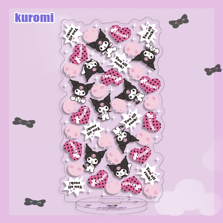 Kuromi cartoon characters acrylic Standing Plates Keychain 16cm