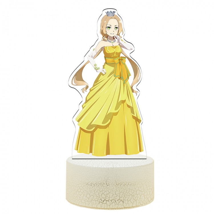 Yuki Yuna is a brave Inubouzaki.Fuu Acrylic Night Light 16 Color-changing USB Interface Box Set 19X7X4CM white base