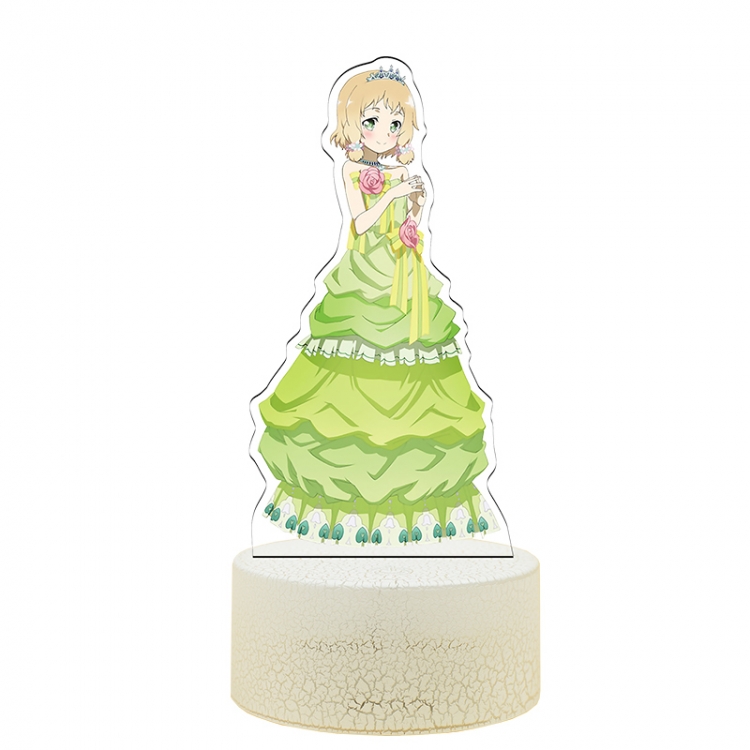 Yuki Yuna is a brave Inubouzaki.Fuu Acrylic Night Light 16 Color-changing USB Interface Box Set 19X7X4CM white base