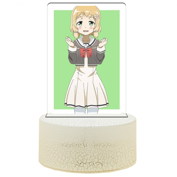 Yuki Yuna is a brave Inubouzaki.Fuu Acrylic night light 16 kinds of color changing USB interface box 14X7X4CM white base