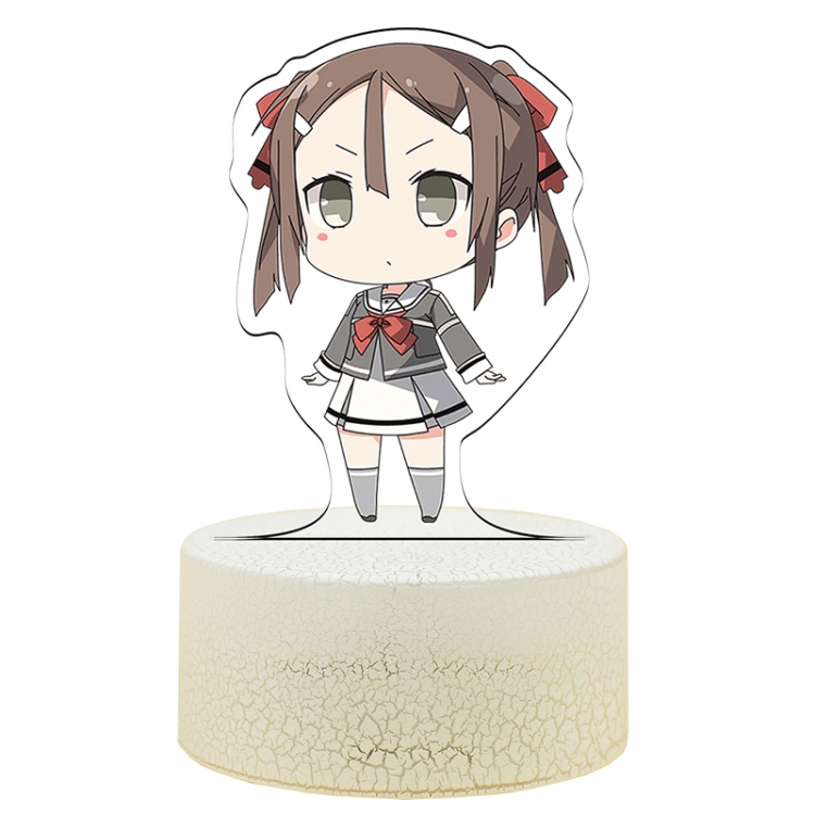 Yuki Yuna is a brave Inubouzaki.Fuu Version Q Acrylic night light 16 kinds of color changing USB interface box 14X7X4CM 