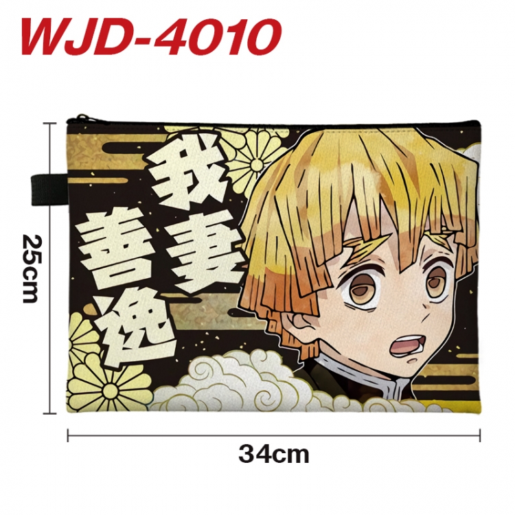 Demon Slayer Kimets Anime Full Color A4 Document Bag 34x25cm WJD-4010