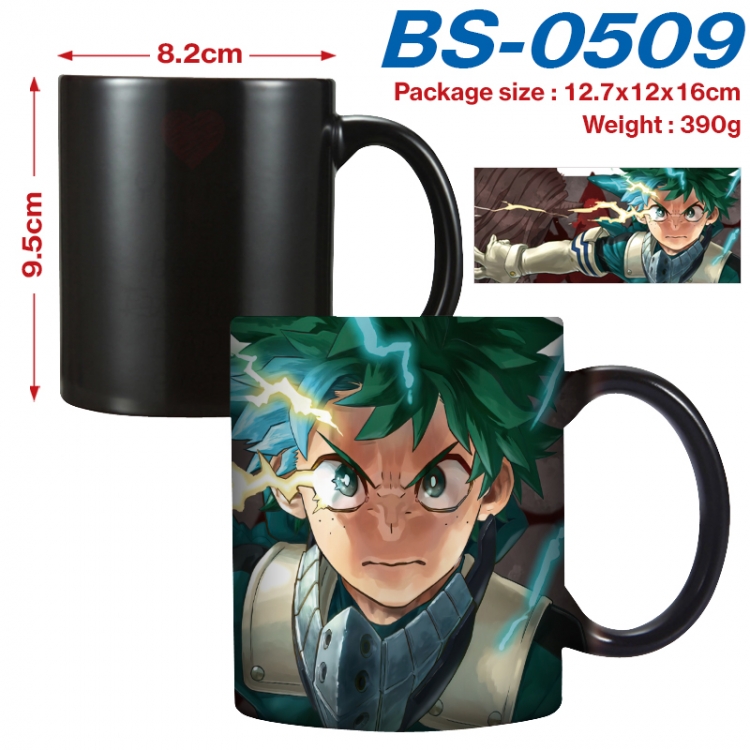 My Hero Academia Anime high-temperature color-changing printing ceramic mug 400ml BS-0509