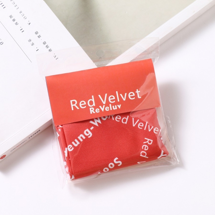 Red Vevlet  Korean Star Fashion Handkerchief Square Scarf Headband 52X52CM  price for 5 pcs