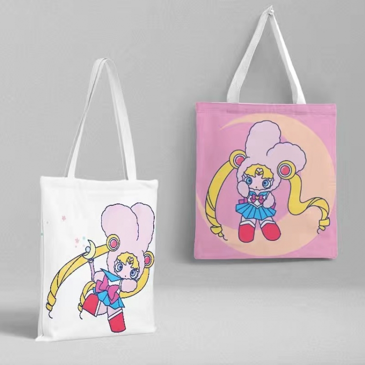 sailormoon Anime peripheral canvas handbag gift bag large capacity shoulder bag 36x39cm price for 2 pcs