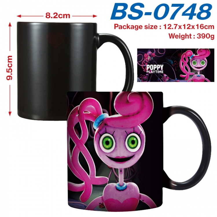 Poppy Playtime Anime high-temperature color-changing printing ceramic mug 400ml  BS-0748