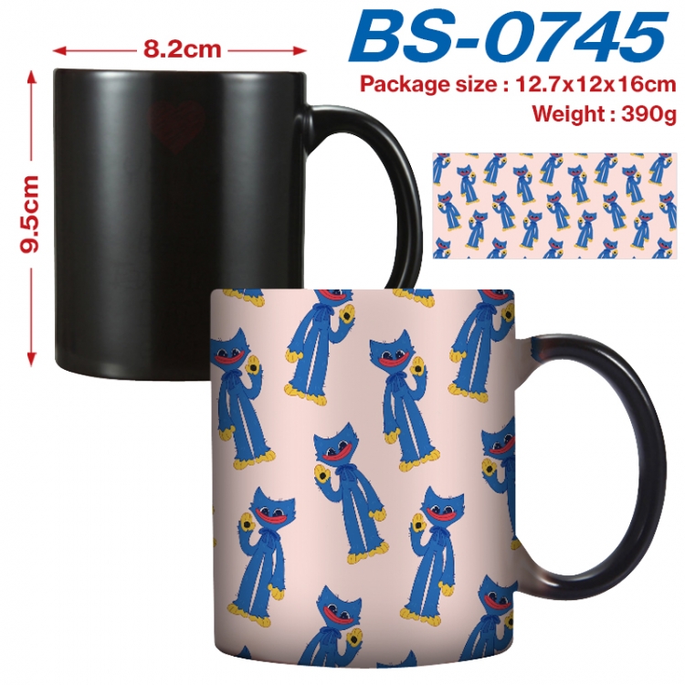Poppy Playtime Anime high-temperature color-changing printing ceramic mug 400ml BS-0745
