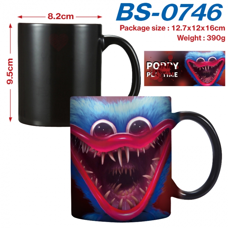 Poppy Playtime Anime high-temperature color-changing printing ceramic mug 400ml BS-0746