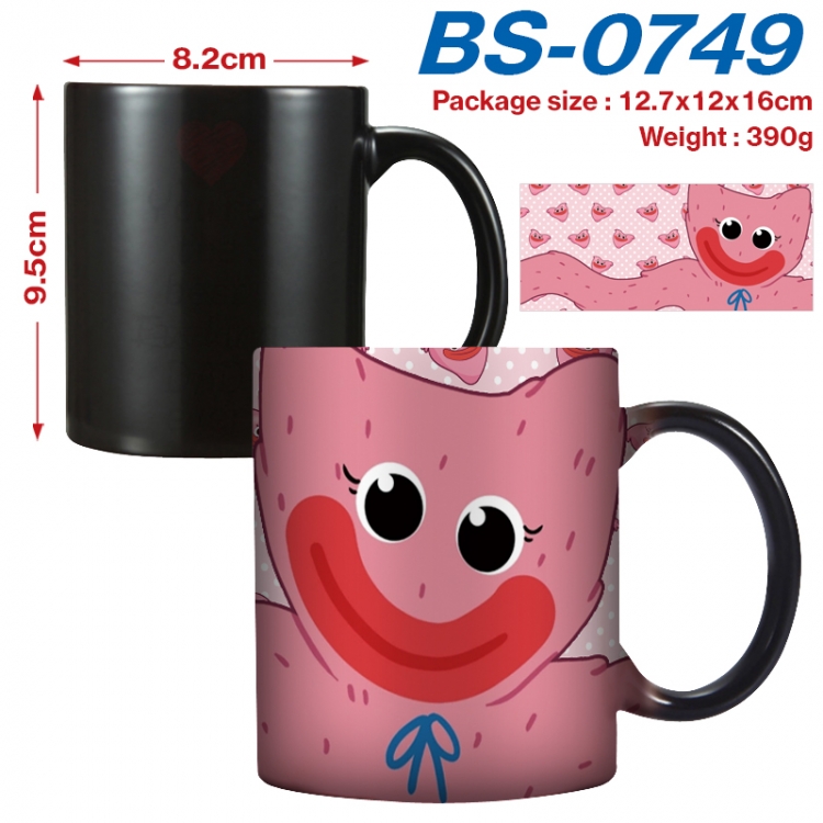 Poppy Playtime Anime high-temperature color-changing printing ceramic mug 400ml BS-0749