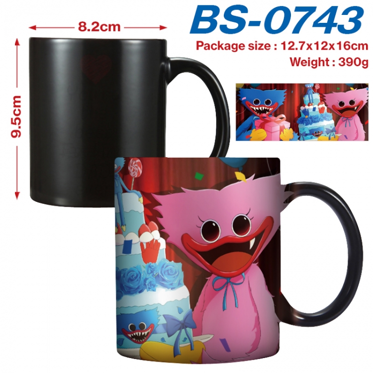 Poppy Playtime Anime high-temperature color-changing printing ceramic mug 400ml BS-0743