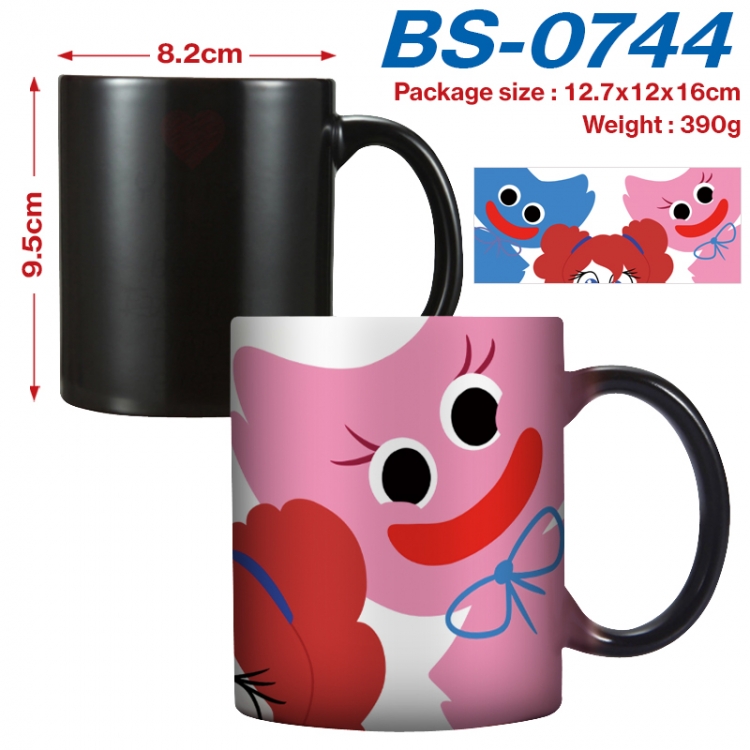 Poppy Playtime Anime high-temperature color-changing printing ceramic mug 400ml BS-0744