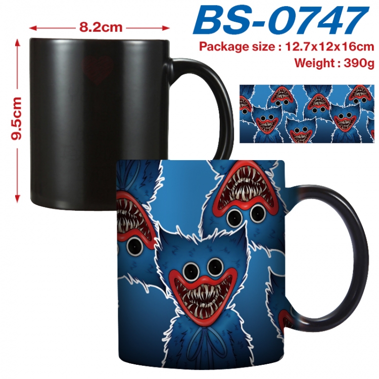 Poppy Playtime Anime high-temperature color-changing printing ceramic mug 400ml  BS-0747