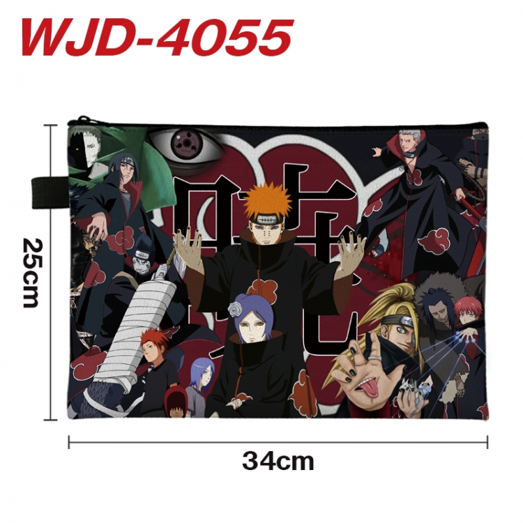 Naruto Anime Full Color A4 Document Bag 34x25cm  WJD-4055