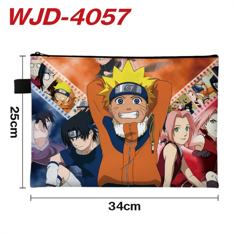 Naruto Anime Full Color A4 Document Bag 34x25cm  WJD-4057