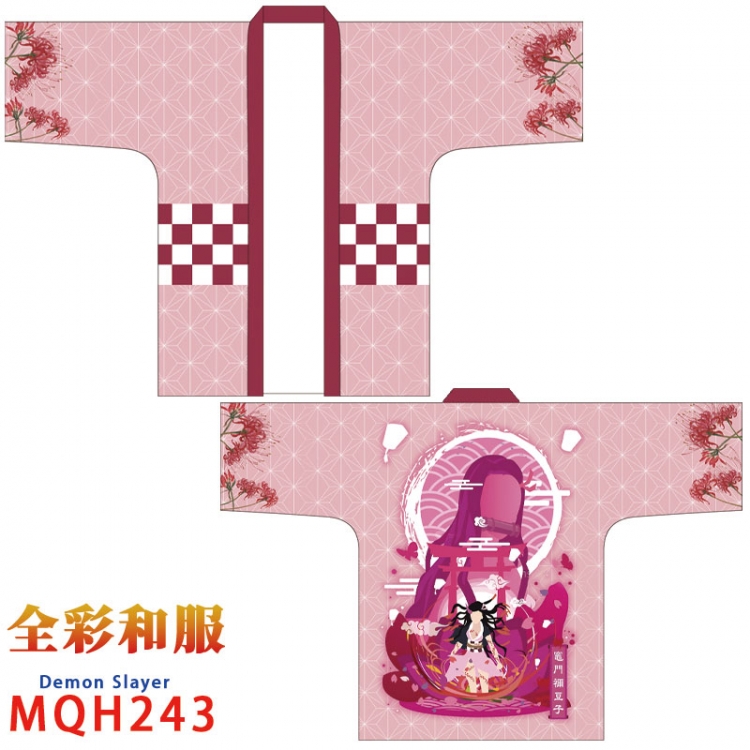 Demon Slayer Kimets Anime peripheral full color kimono one size MQH-427