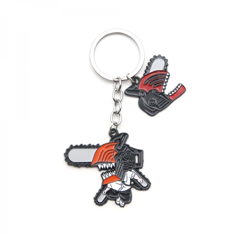 Chainsaw man Metal key chain bag pendant accessories opp packaging price for 5 pcs K00694-03