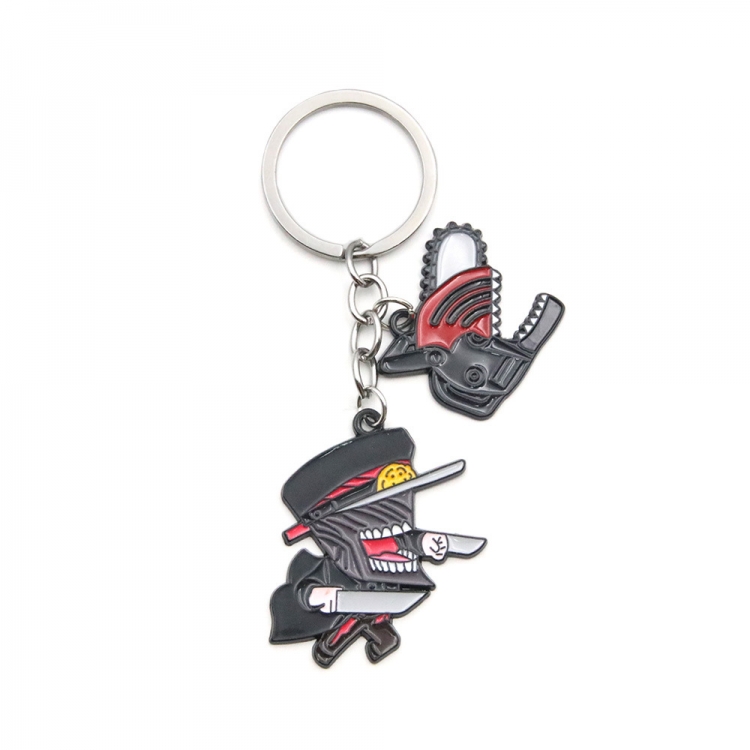 Chainsaw man Metal key chain bag pendant accessories opp packaging price for 5 pcs K00694-04