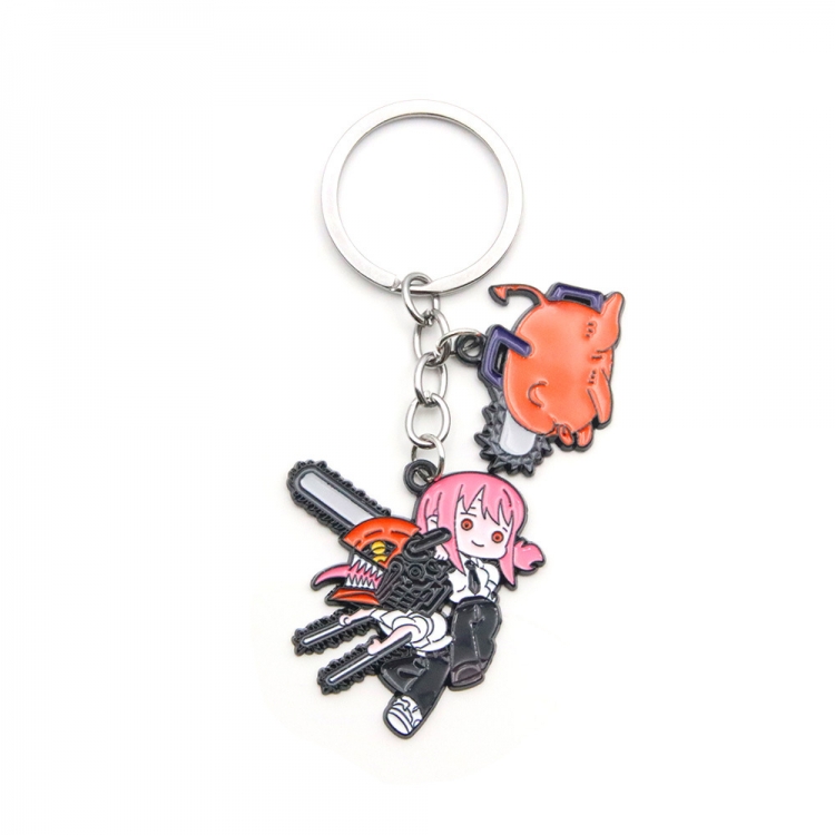 Chainsaw man Metal key chain bag pendant accessories opp packaging price for 5 pcs K00694-01