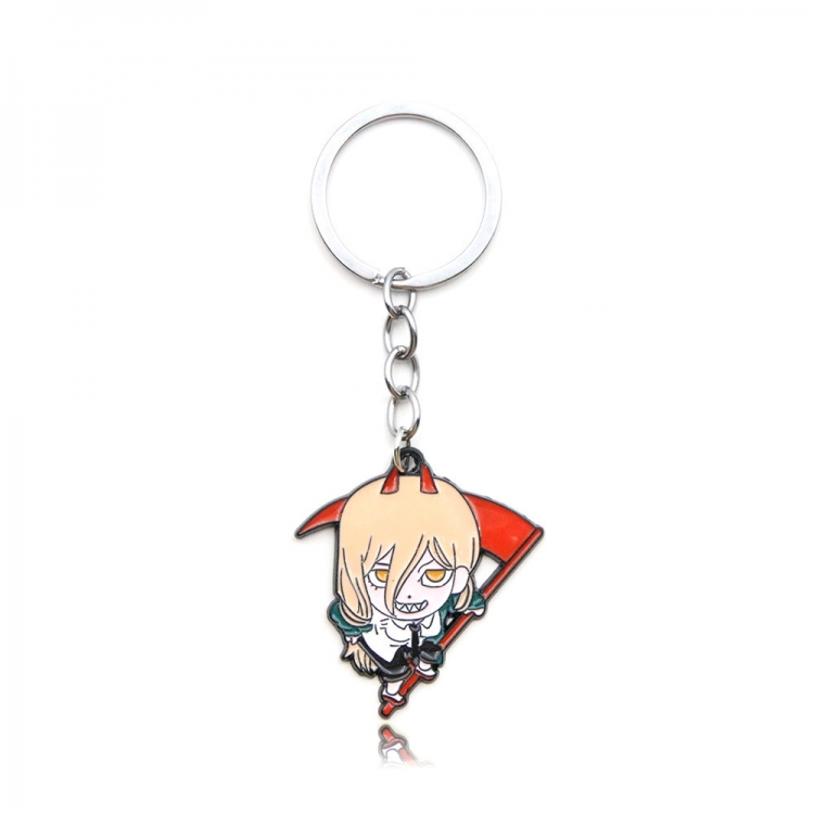 Chainsaw man Metal key chain bag pendant accessories opp packaging price for 5 pcs K00696-04