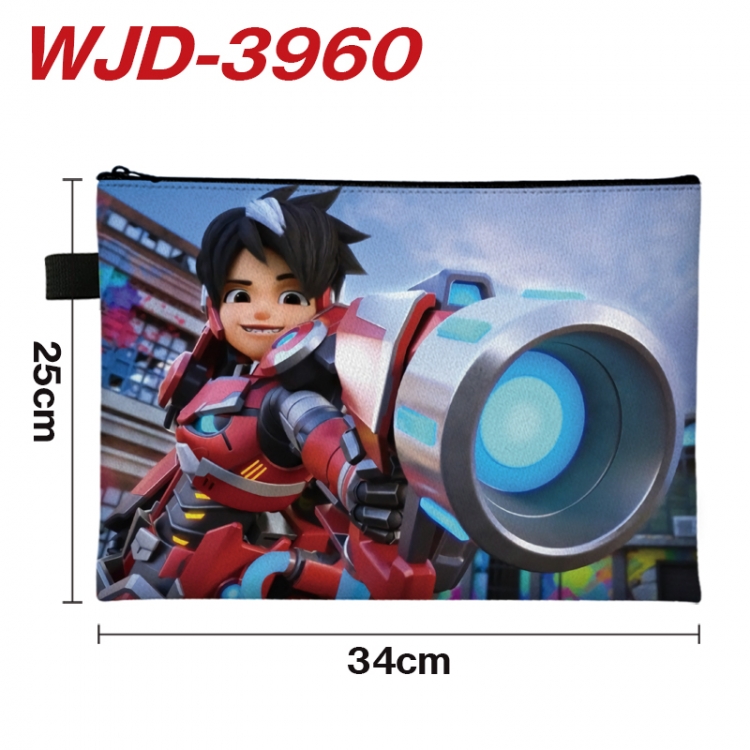 Mechamato Anime Full Color A4 Document Bag 34x25cm WJD-3960