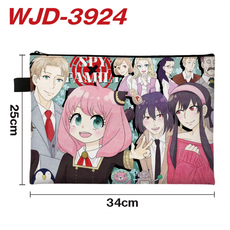 SPY×FAMILY Anime Full Color A4 Document Bag 34x25cm WJD-3924