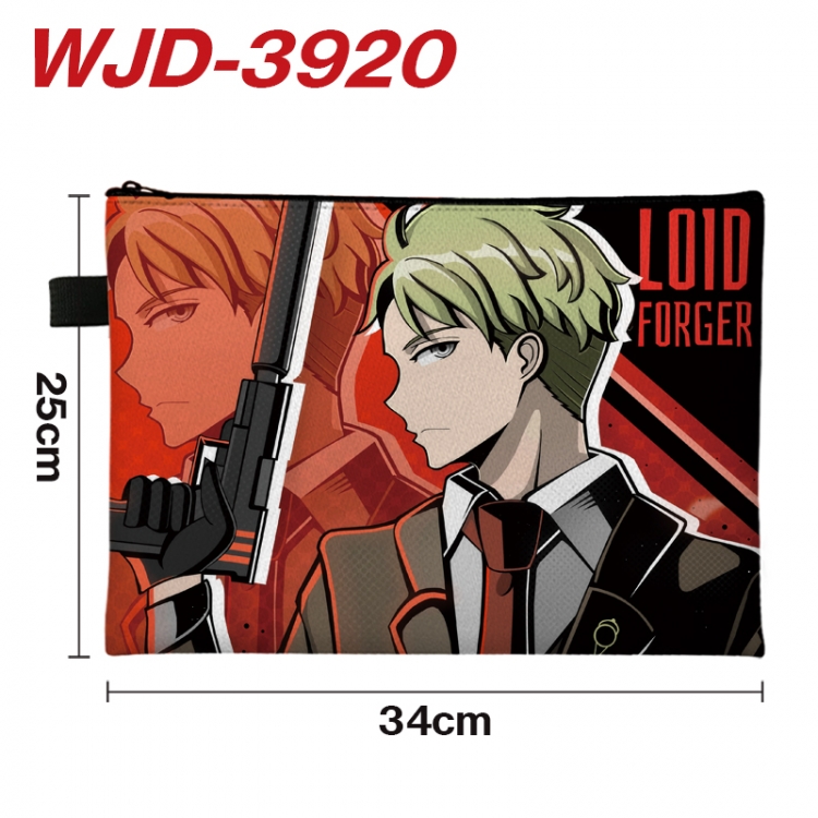 SPY×FAMILY Anime Full Color A4 Document Bag 34x25cm WJD-3920