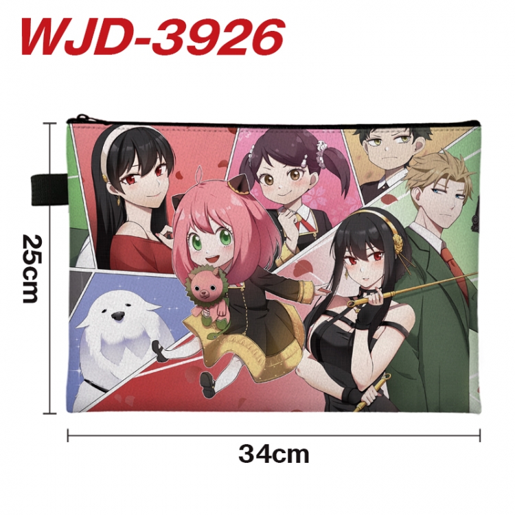 SPY×FAMILY Anime Full Color A4 Document Bag 34x25cm WJD-3926