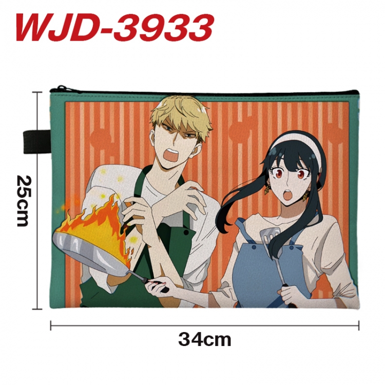 SPY×FAMILY Anime Full Color A4 Document Bag 34x25cm WJD-3933