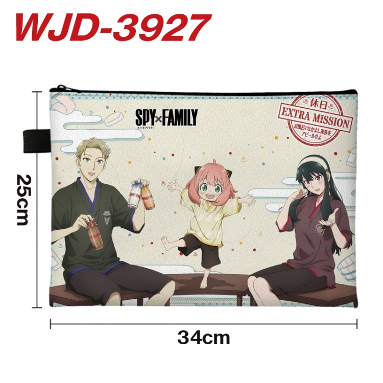 SPY×FAMILY Anime Full Color A4 Document Bag 34x25cm WJD-3927