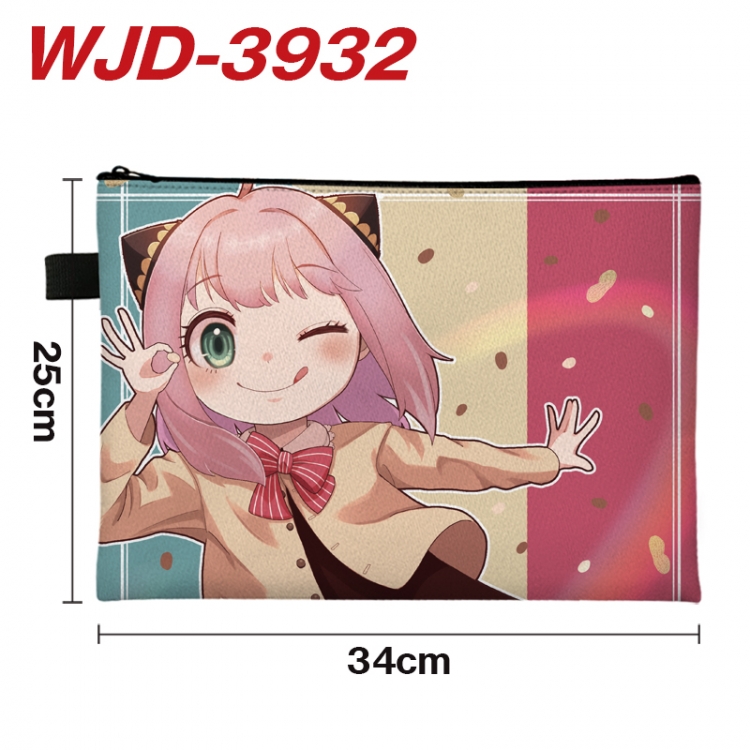 SPY×FAMILY Anime Full Color A4 Document Bag 34x25cm WJD-3932