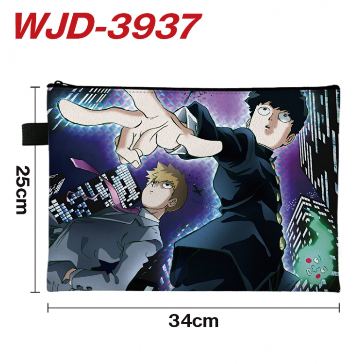 lurenchaoneng100 Anime Full Color A4 Document Bag 34x25cm WJD-3937