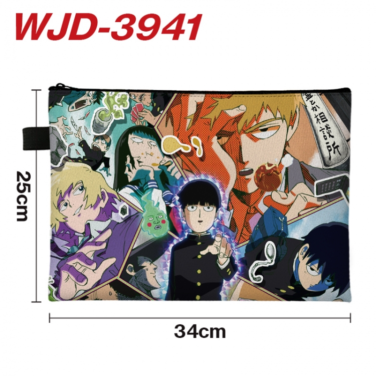 lurenchaoneng100 Anime Full Color A4 Document Bag 34x25cm WJD-3941