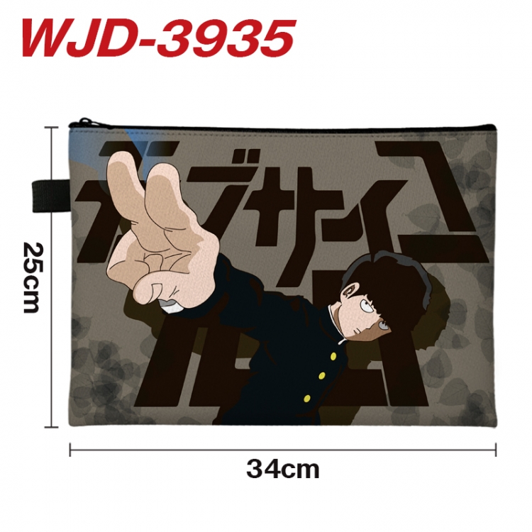 lurenchaoneng100 Anime Full Color A4 Document Bag 34x25cm  WJD-3935