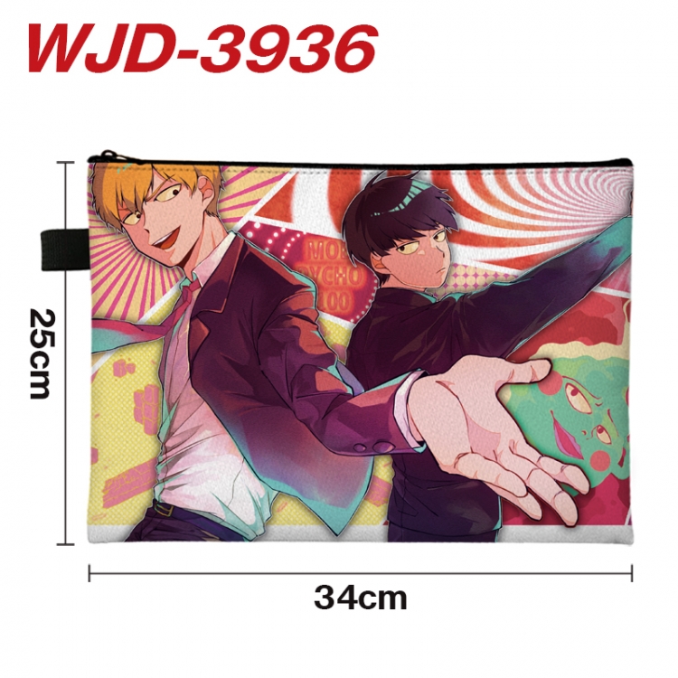 lurenchaoneng100 Anime Full Color A4 Document Bag 34x25cm WJD-3936