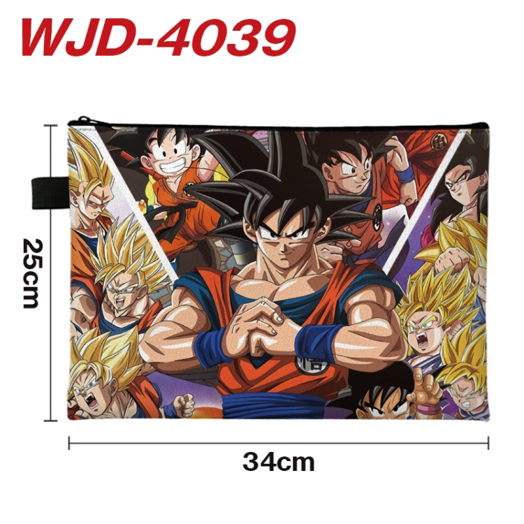 DRAGON BALLAnime Full Color A4 Document Bag 34x25cm WJD-4039