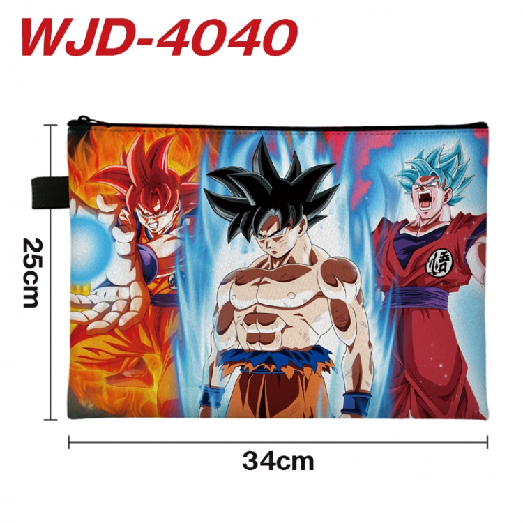 DRAGON BALLAnime Full Color A4 Document Bag 34x25cm WJD-4040