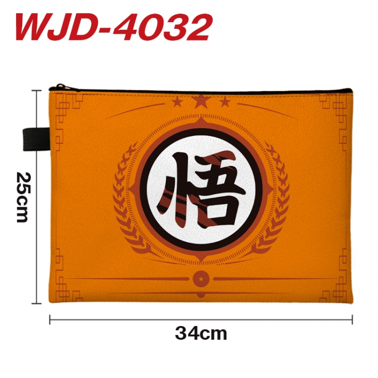 DRAGON BALLAnime Full Color A4 Document Bag 34x25cm WJD-4032
