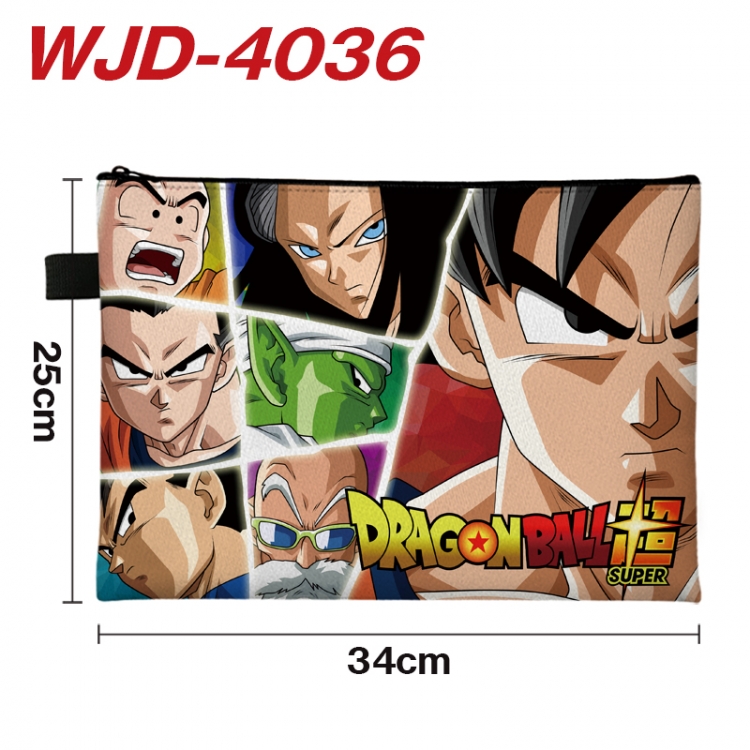 DRAGON BALLAnime Full Color A4 Document Bag 34x25cm WJD-4036