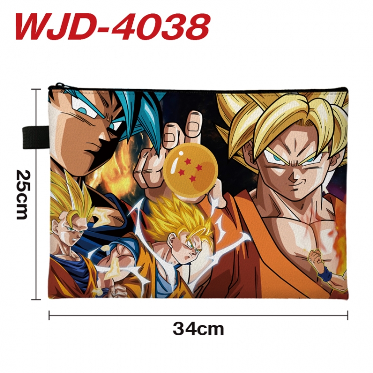 DRAGON BALLAnime Full Color A4 Document Bag 34x25cm WJD-4038