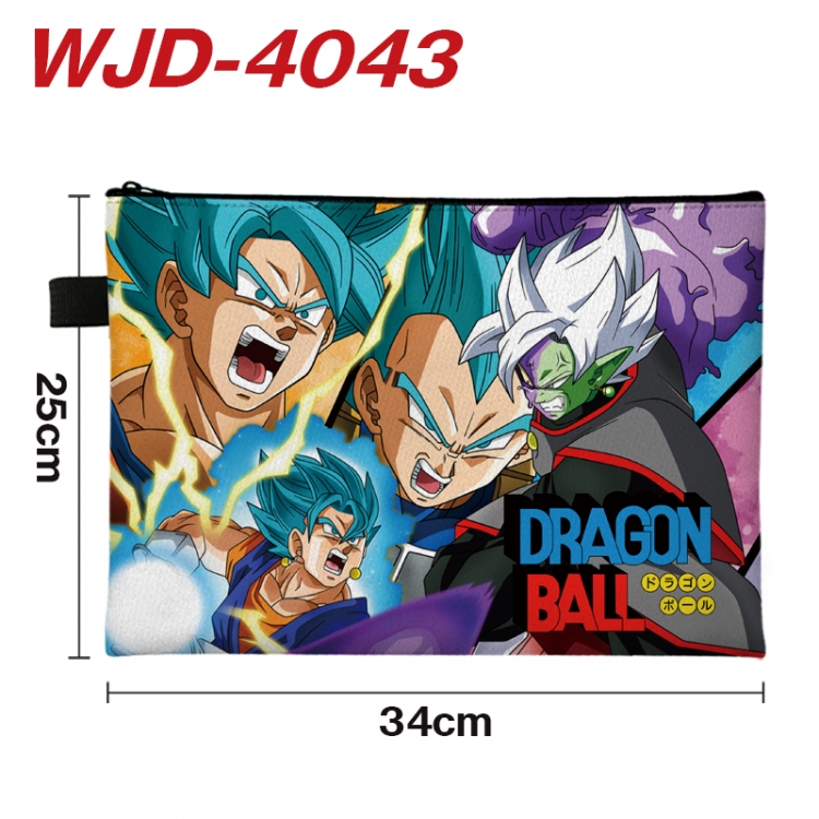 DRAGON BALLAnime Full Color A4 Document Bag 34x25cm WJD-4043