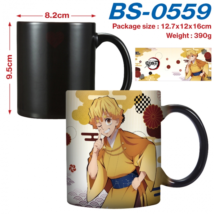 Demon Slayer Kimets  Anime high-temperature color-changing printing ceramic mug 400ml BS-0559