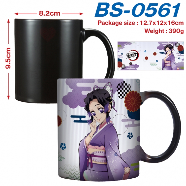 Demon Slayer Kimets  Anime high-temperature color-changing printing ceramic mug 400ml BS-0561