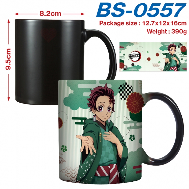 Demon Slayer Kimets  Anime high-temperature color-changing printing ceramic mug 400ml BS-0557